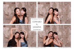 Photo-Booth-using-the-Castle-Wall-at-Lulworth-Castle
